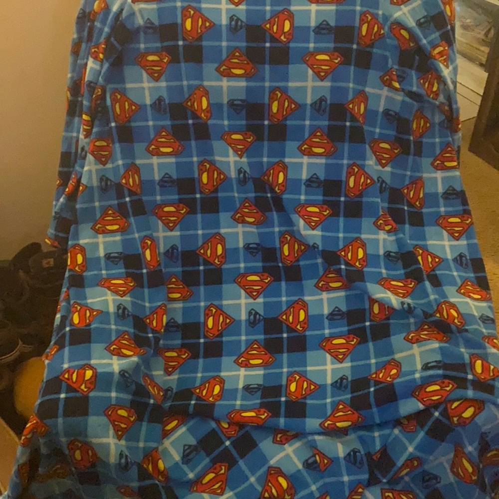 Super man sleeved blanket